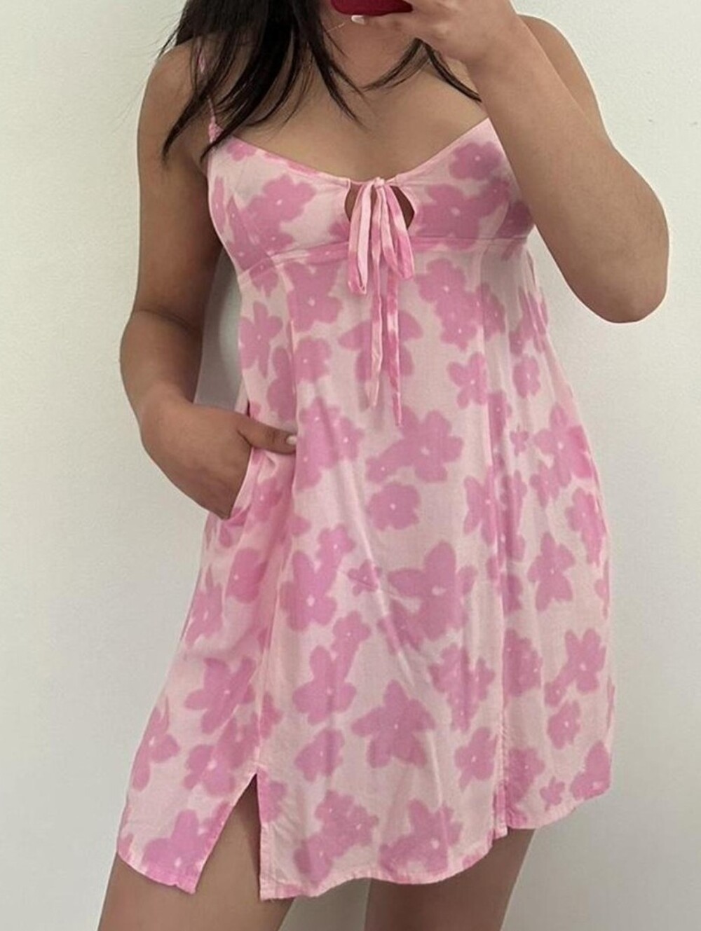 Women’s Pink Floral Summer Dress